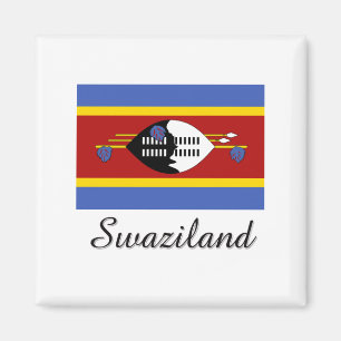 Swasiland-Flaggen-Entwurf Magnet
