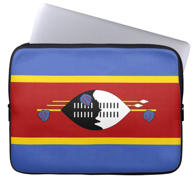 Swasiland Laptopschutzhülle (Vorderseite)