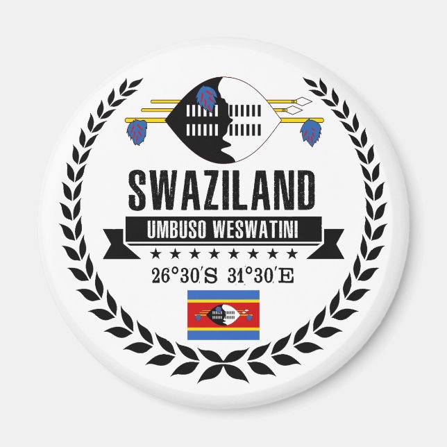 Swasiland Magnet (Vorne)