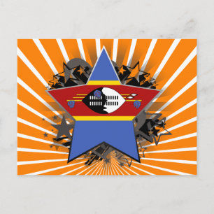 Swasiland Stern Postkarte