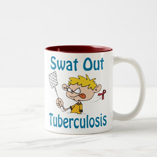 Swat-heraus Tuberkulose-Tasse Zweifarbige Tasse (Rechts)