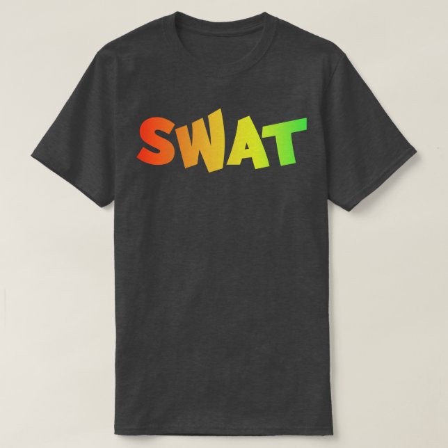 SWAT im Graffiti-Stil T-Shirt (Design vorne)