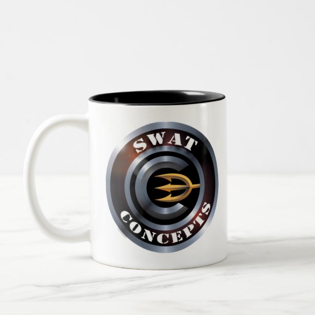 SWAT Konzept-Kaffee-Tasse Zweifarbige Tasse (Links)