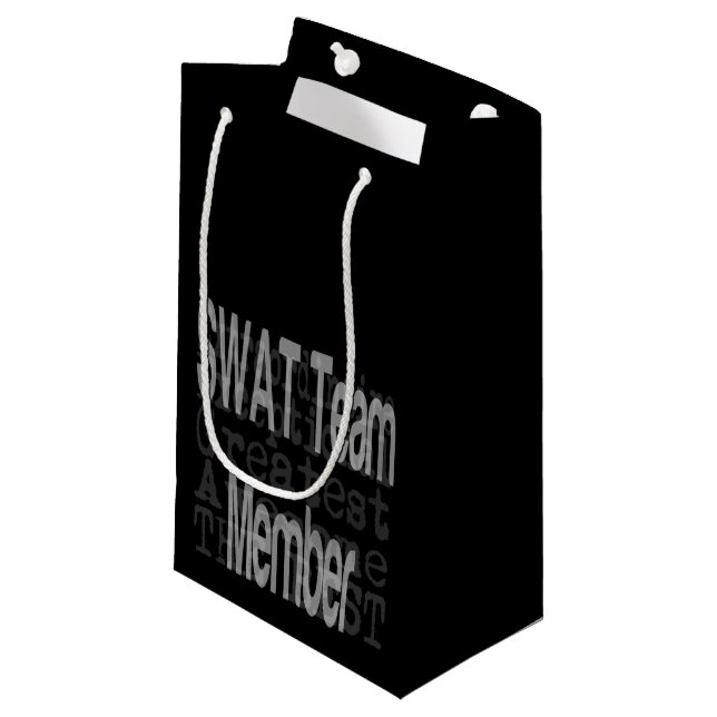 SWAT Team Mitglied Sonderbeauftragter Kleine Gesch Kleine Geschenktüte (Vorderseite Schrägansicht)