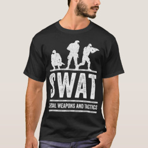 SWAT Team Police Sheriff for Off Duty Polizisten L T-Shirt