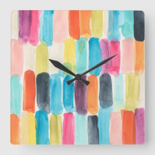 Swatch I Quadratische Wanduhr