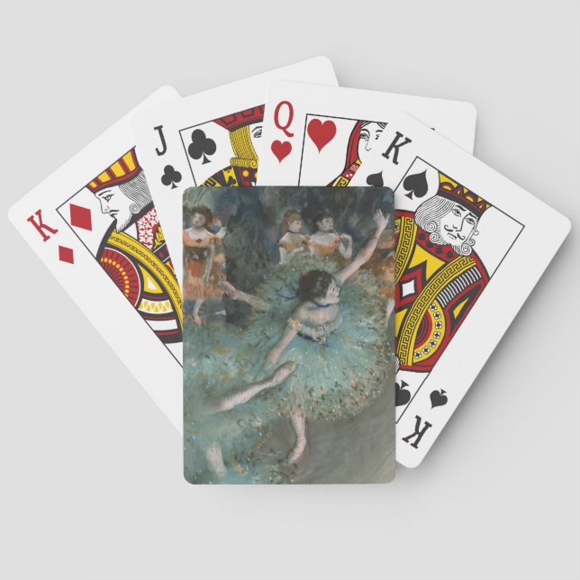 Swaying Dancer Dancer in Green Edgar Degas Spielkarten (Rückseite)