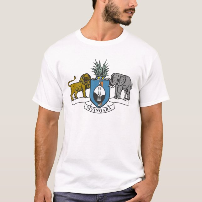 Swazi-Wappen T - Shirt (Vorderseite)