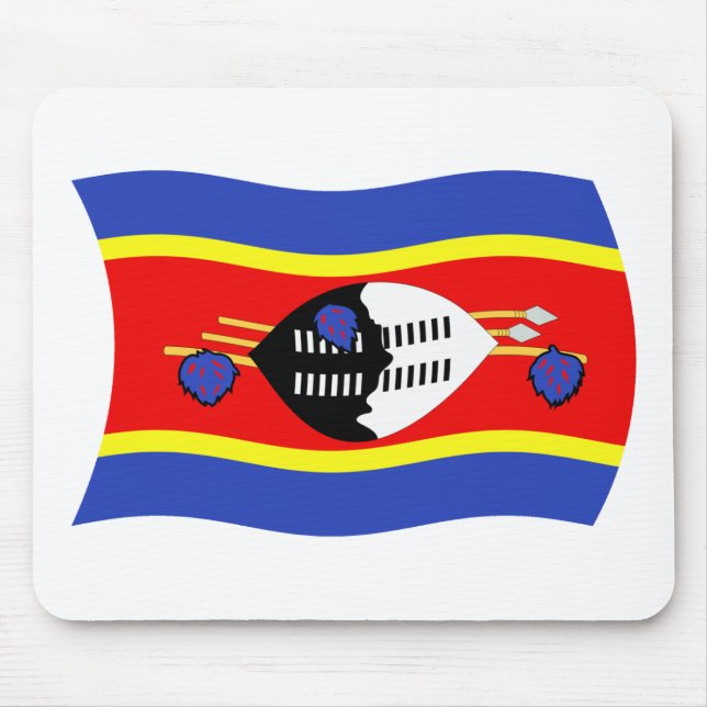 Swaziland Flag Mousepad (Vorne)