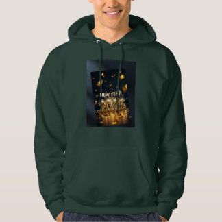 Sweat à capuche 2026 - Pullover vert forêt profond