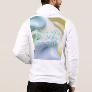 Sweat à capuche à fermeture éclair dans un graphiq