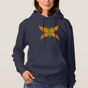 Sweat à capuche Alien Butterfly pour femme