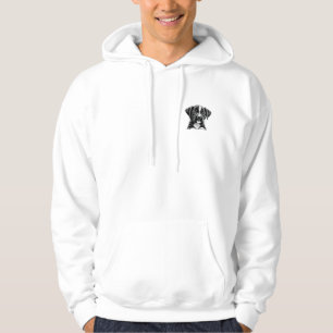 Sweat à capuche amateur de chiens - Tête de chiot