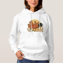 Sweat à capuche amateur de poulet