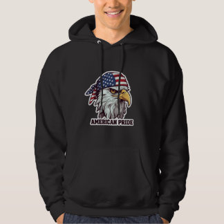 Sweat à capuche American Pride Patriotic Eagle – D
