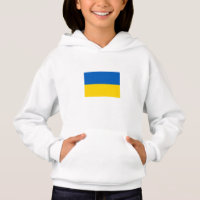 Sweat à capuche avec drapeau patriotique ukrainien
