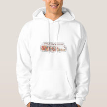 Sweat à capuche barre de progression Noël Chargeme