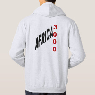 Sweat à capuche cendre AFRICA 3 000