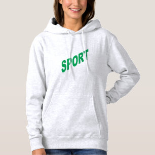 Sweat à capuche cendre femme  SPORT