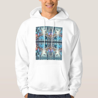 Sweat à capuche de base de ville futuriste