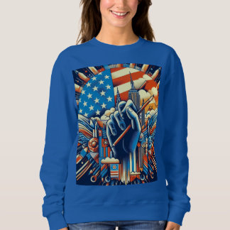 Sweat à capuche de style américain – Vêtement tend