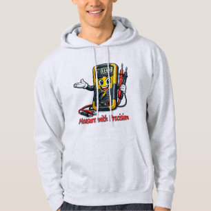 Sweat à capuche dessin animé multimètre Mesure ave