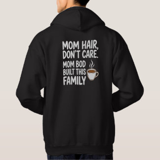 Sweat à capuche drôle de maman CEO du Chaos - Café