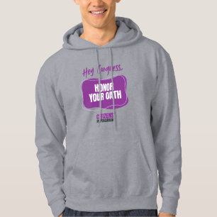 Sweat à capuche - Hé Congrès, honorez votre sermen