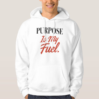 Sweat à capuche inspirant « Mon but est mon carbur