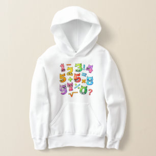 Sweat à capuche Kids Maths Numbers   Jour des nomb
