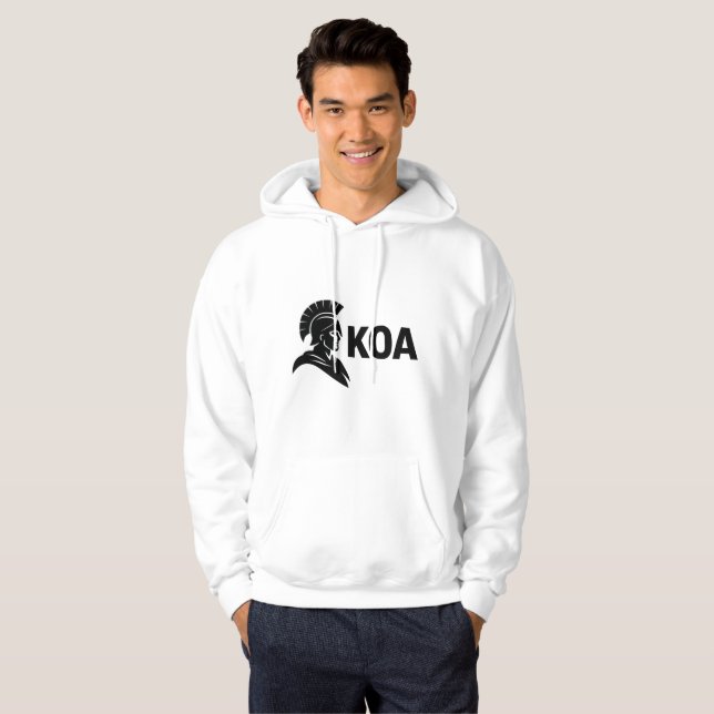 Sweat à capuche KOA Warrior (Devant entier)