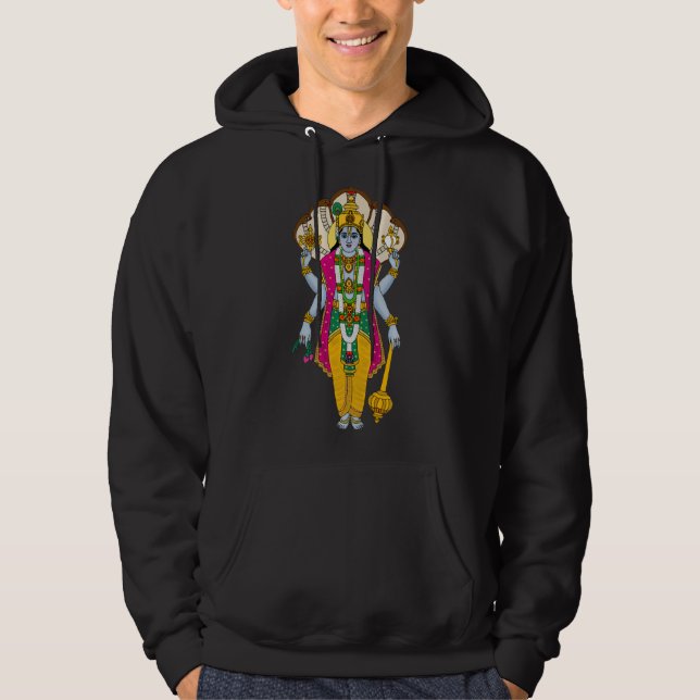Sweat à capuche Lord Vishnu (Devant)