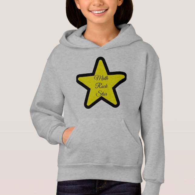 Sweat à capuche Math Star  (Devant)