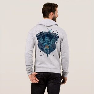 Sweat à capuche motif tache de peinture Dragon Arm