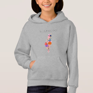 Sweat à capuche Palestine pour filles