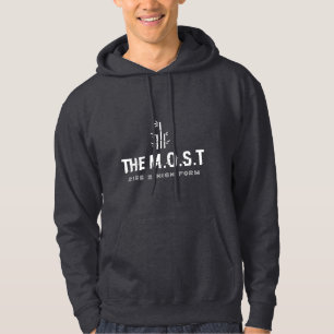 Sweat à capuche pour adulte (Gris foncé intense)