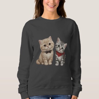 Sweat à capuche pour amoureux de chats mignons