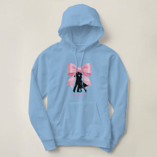 Sweat à capuche pour couple romantique avec un nœu