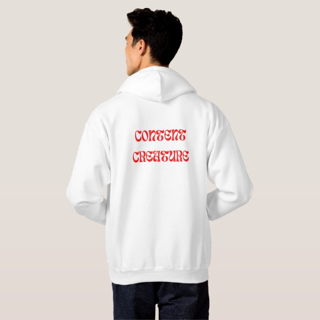 Sweat à capuche pour créatures satisfaites (Dos entier)