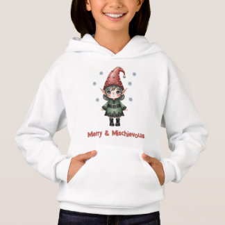 Sweat à capuche pour enfants lutin joyeux et espiè