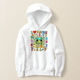 Sweat à capuche pour enfants sur les nombres de ma