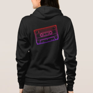 Sweat à capuche pour femmes avec cassette audio né