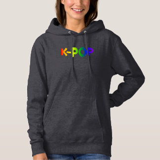 Sweat à capuche pour femmes Rainbow K-Pop