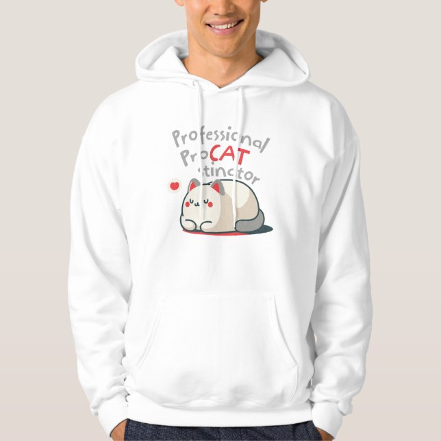 Sweat à capuche Professional ProCatstinator  (Devant)