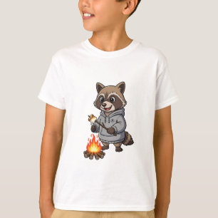 Sweat à capuche Raton laveur grillé Marshmallow En