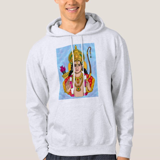Sweat à capuche Shree Ram (Devant)