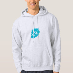 Sweat à capuche turquoise pour hommes - Sweat à ca