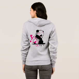 Sweat à capuche zippé pour femmes