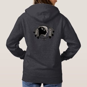Sweat à capuchon d'art autochtone pour femmes Meti