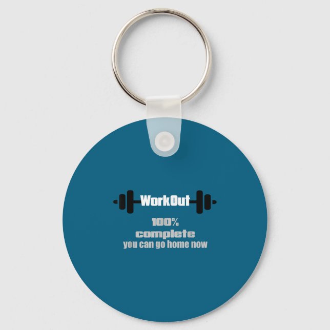 Sweat Activated Motivational Workout Complete Gym  Schlüsselanhänger (Vorderseite)